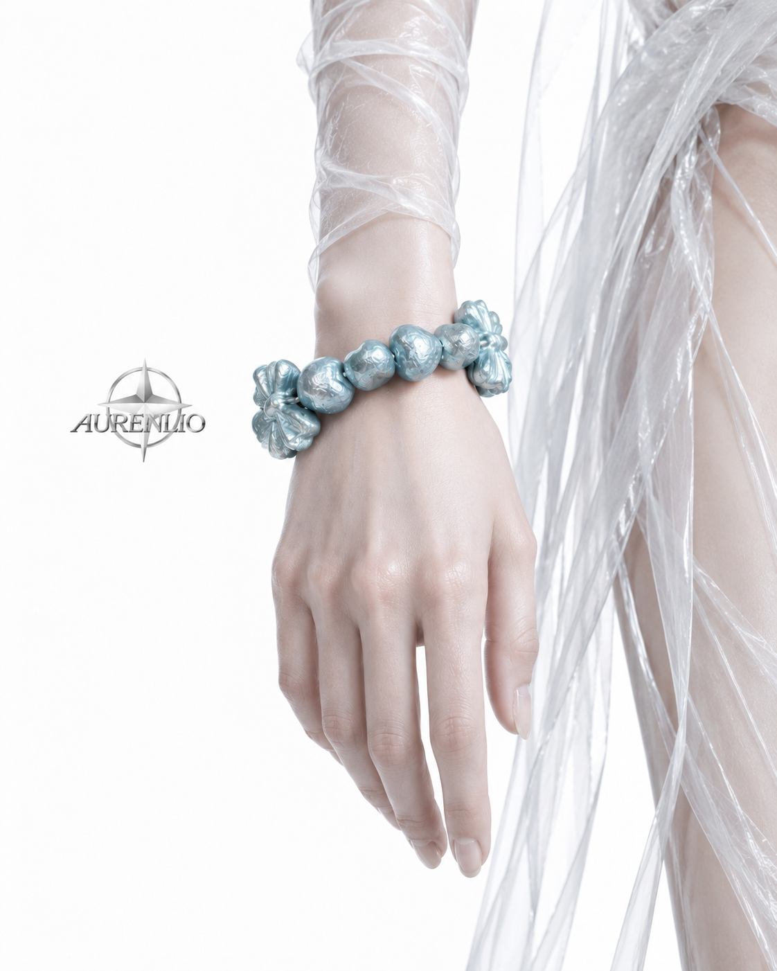 AERIS — Sculptural Acrylic Bead Bracelet