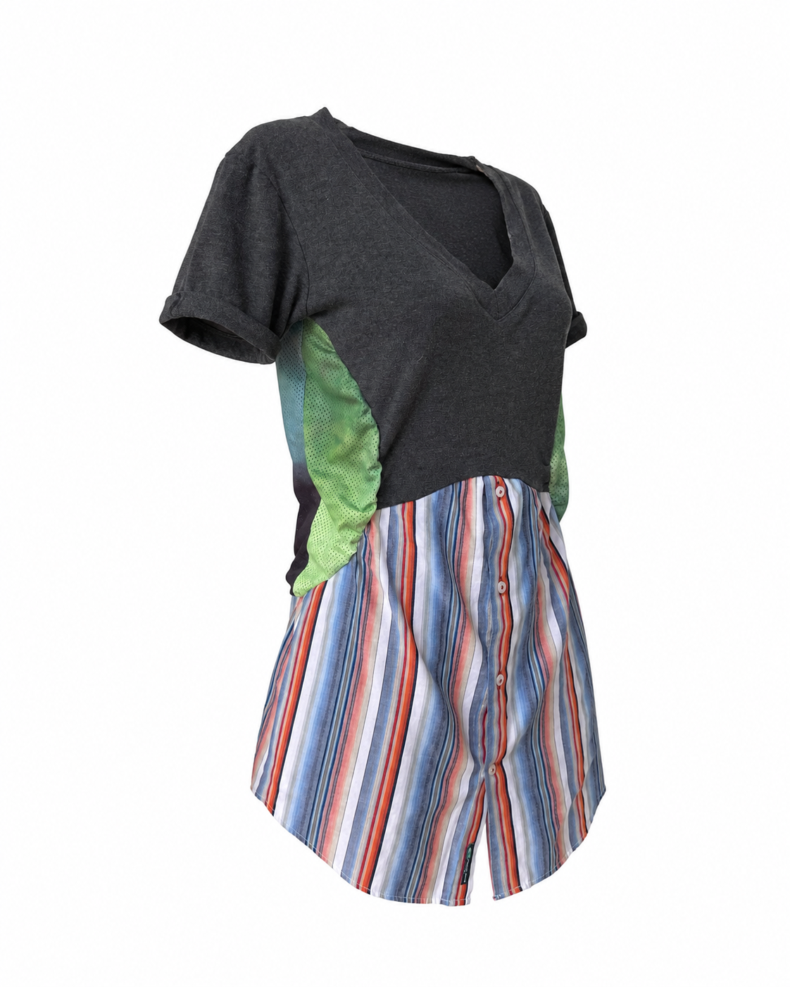 TRIO — Triple-Panel Reworked T-Shirt